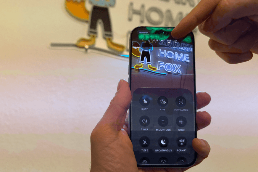 iPhone 18 Pro Kamera-App mit individualisierbarem Pro-Controls-Menü
